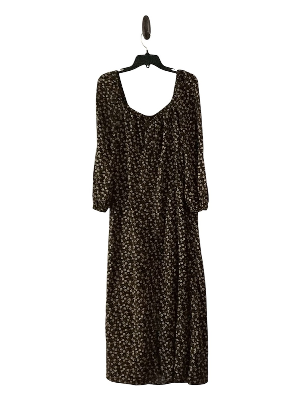 wild fable Black Floral Square-Neck Maxi Dress, Size M - Picture 2 of 9